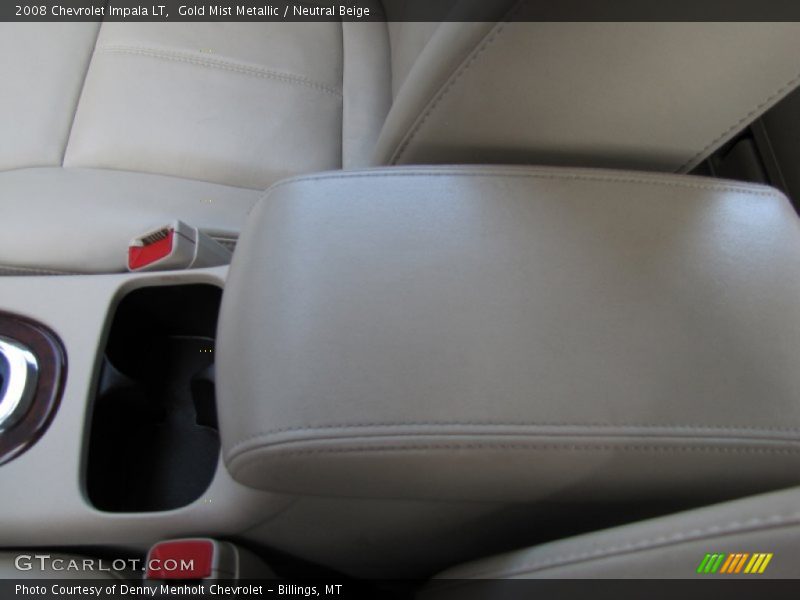 Gold Mist Metallic / Neutral Beige 2008 Chevrolet Impala LT