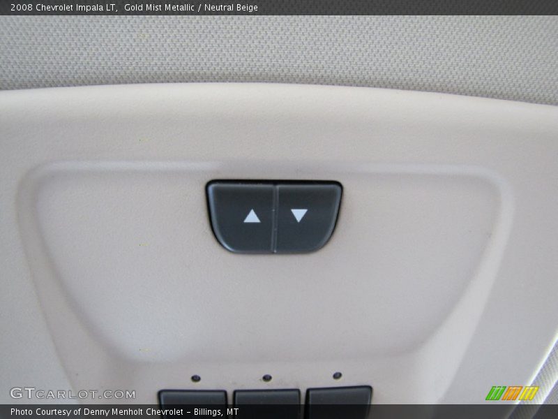 Gold Mist Metallic / Neutral Beige 2008 Chevrolet Impala LT