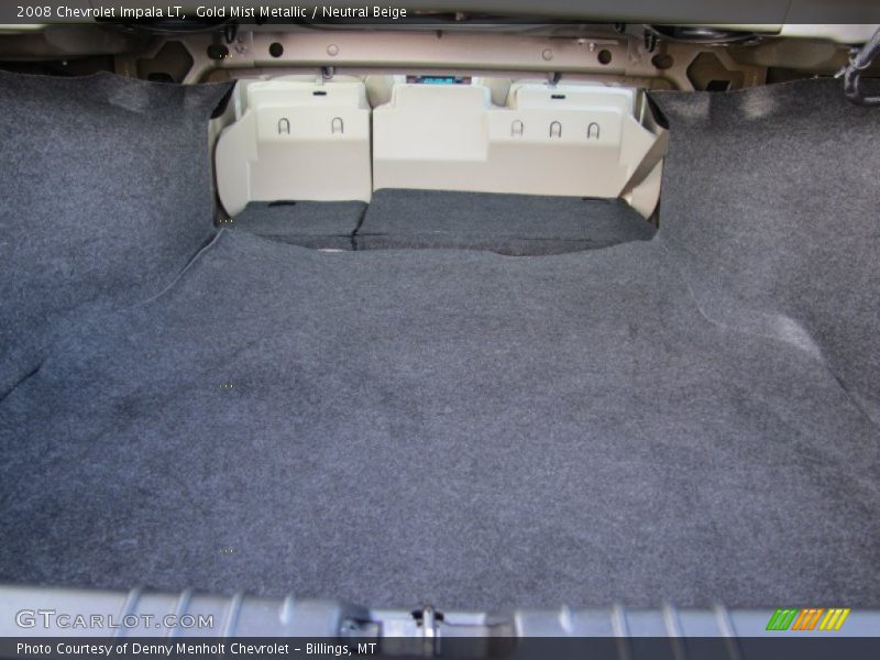 Gold Mist Metallic / Neutral Beige 2008 Chevrolet Impala LT