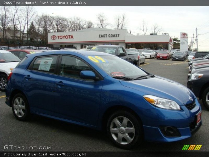 Blue Streak Metallic / Ash Gray 2009 Toyota Matrix S