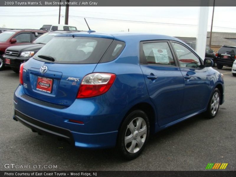 Blue Streak Metallic / Ash Gray 2009 Toyota Matrix S