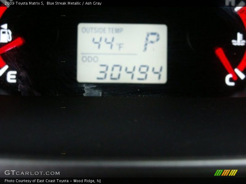 Blue Streak Metallic / Ash Gray 2009 Toyota Matrix S