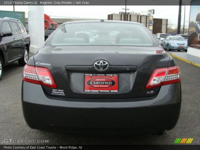 Magnetic Gray Metallic / Ash Gray 2010 Toyota Camry LE