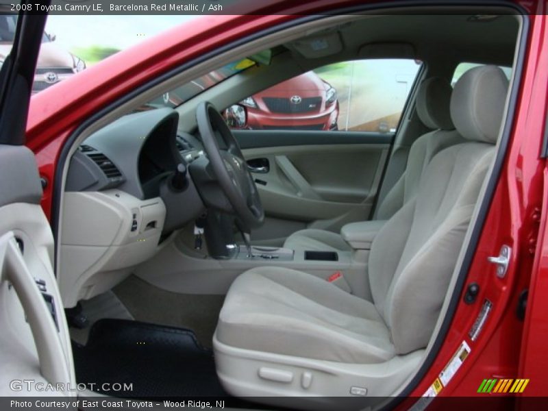 Barcelona Red Metallic / Ash 2008 Toyota Camry LE