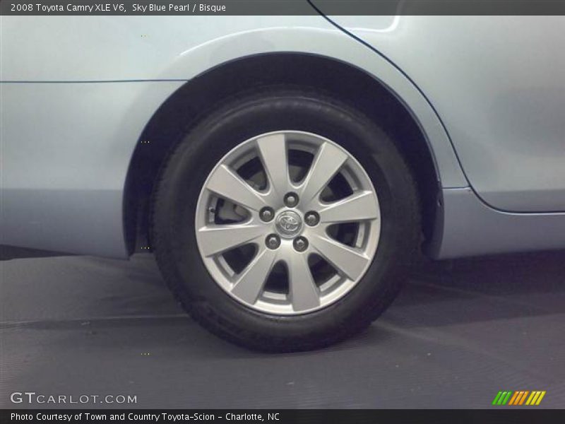 Sky Blue Pearl / Bisque 2008 Toyota Camry XLE V6