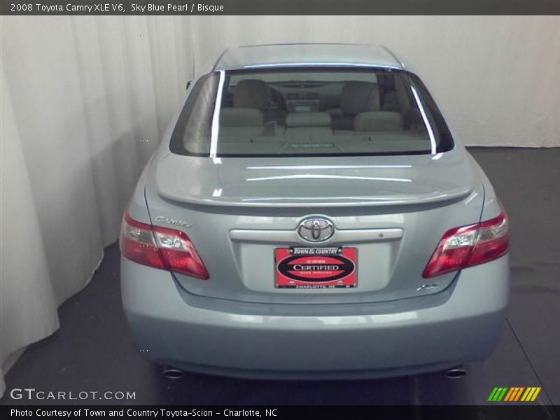 Sky Blue Pearl / Bisque 2008 Toyota Camry XLE V6