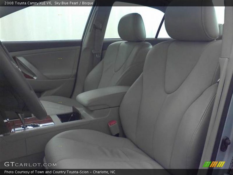 Sky Blue Pearl / Bisque 2008 Toyota Camry XLE V6
