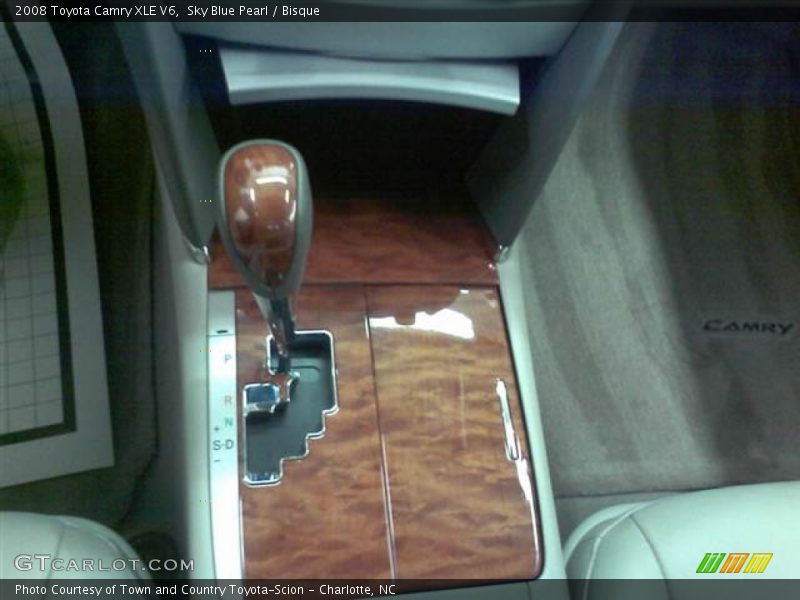 Sky Blue Pearl / Bisque 2008 Toyota Camry XLE V6