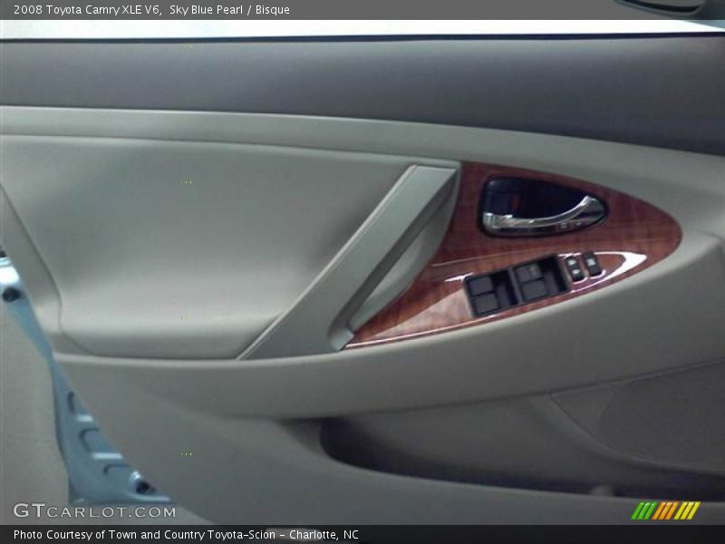 Sky Blue Pearl / Bisque 2008 Toyota Camry XLE V6