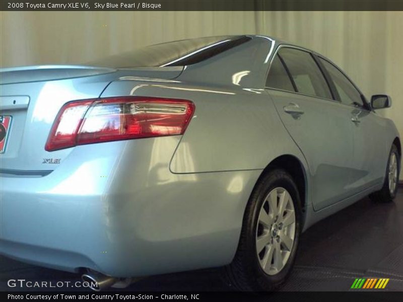Sky Blue Pearl / Bisque 2008 Toyota Camry XLE V6