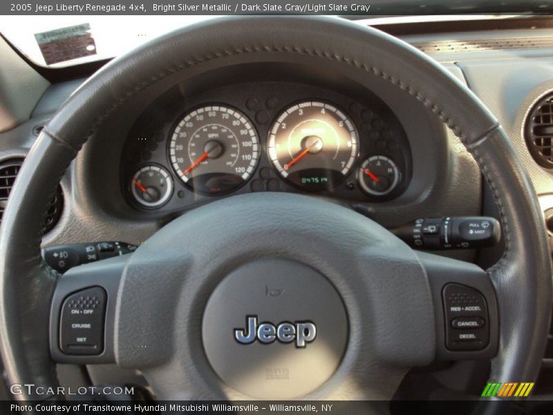 Bright Silver Metallic / Dark Slate Gray/Light Slate Gray 2005 Jeep Liberty Renegade 4x4