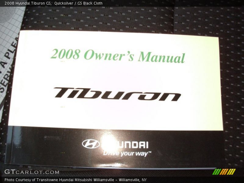 Quicksilver / GS Black Cloth 2008 Hyundai Tiburon GS