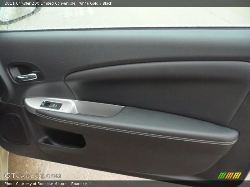 White Gold / Black 2011 Chrysler 200 Limited Convertible
