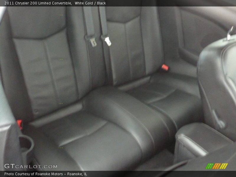 White Gold / Black 2011 Chrysler 200 Limited Convertible