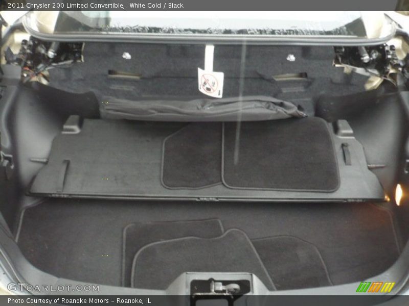 White Gold / Black 2011 Chrysler 200 Limited Convertible