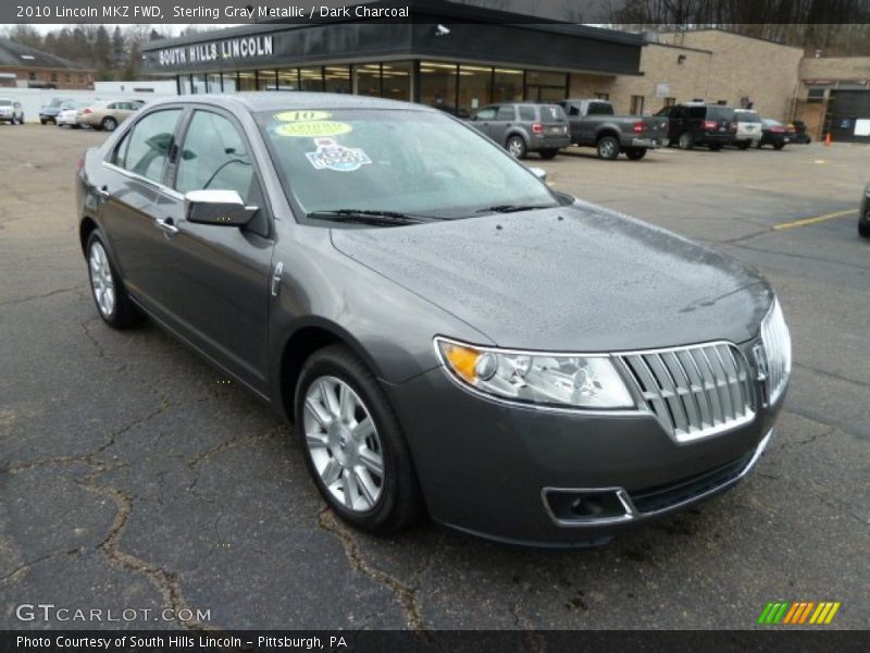 Sterling Gray Metallic / Dark Charcoal 2010 Lincoln MKZ FWD