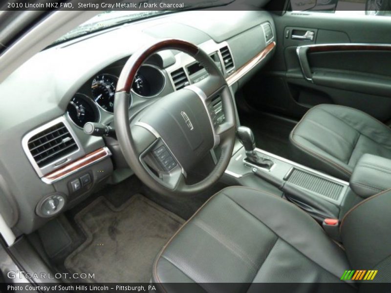 Sterling Gray Metallic / Dark Charcoal 2010 Lincoln MKZ FWD
