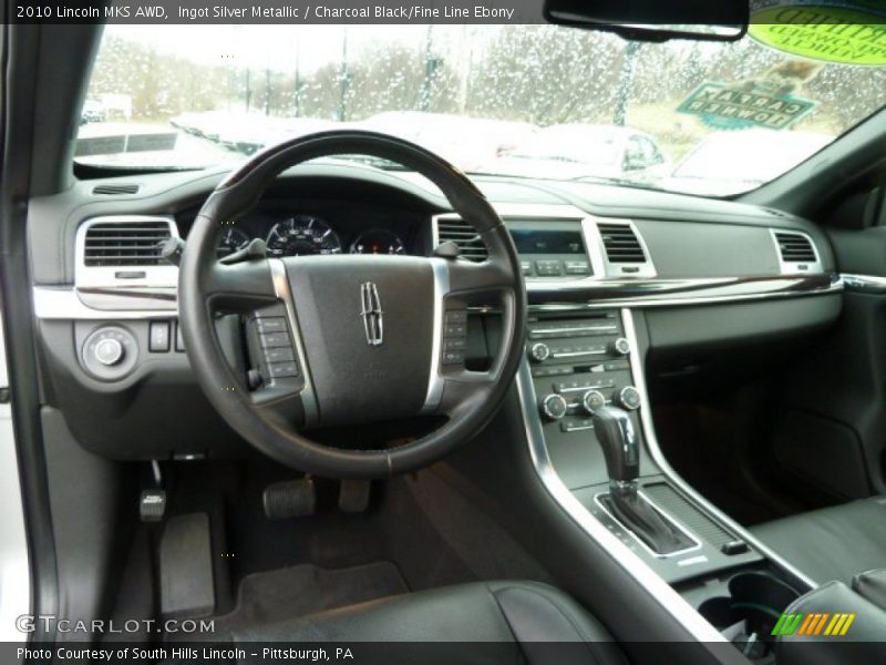 Ingot Silver Metallic / Charcoal Black/Fine Line Ebony 2010 Lincoln MKS AWD