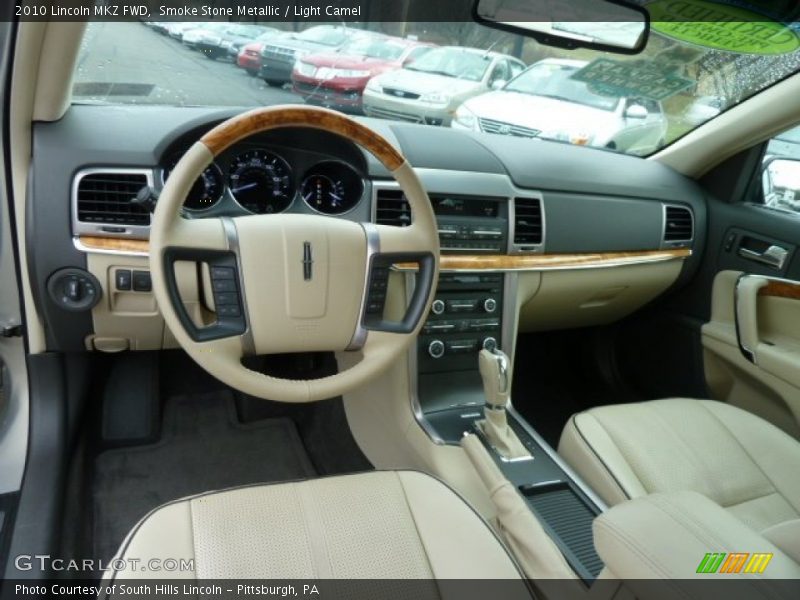 Smoke Stone Metallic / Light Camel 2010 Lincoln MKZ FWD