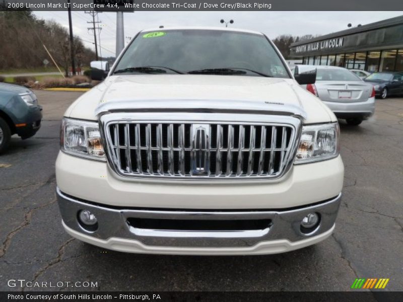 White Chocolate Tri-Coat / Dove Grey/Black Piping 2008 Lincoln Mark LT SuperCrew 4x4