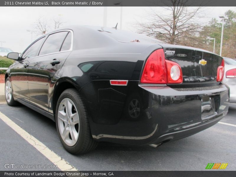 Black Granite Metallic / Ebony 2011 Chevrolet Malibu LS