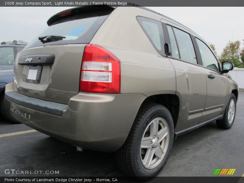 Light Khaki Metallic / Pastel Pebble Beige 2008 Jeep Compass Sport