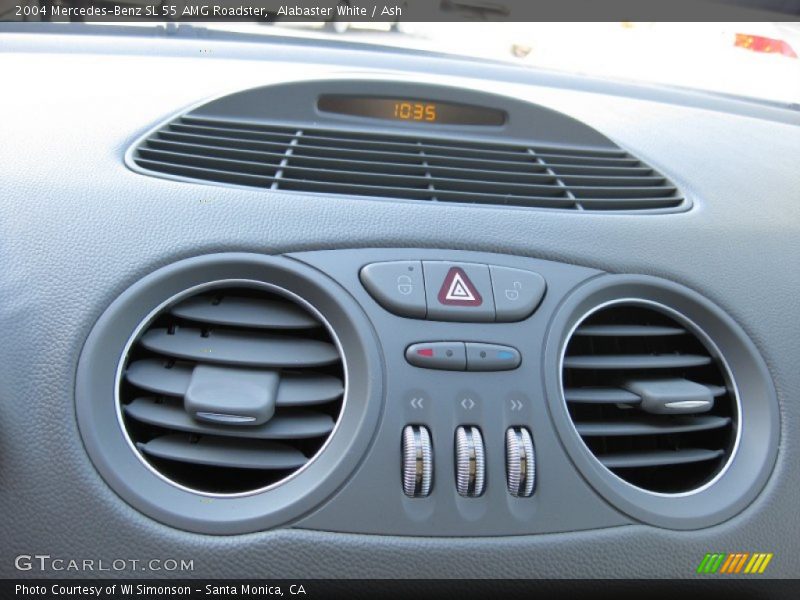 Controls of 2004 SL 55 AMG Roadster