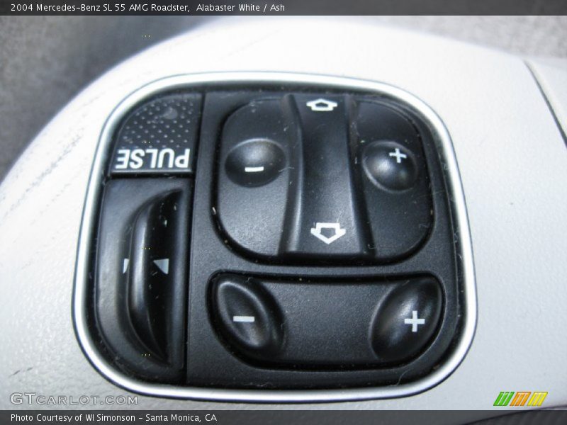 Alabaster White / Ash 2004 Mercedes-Benz SL 55 AMG Roadster