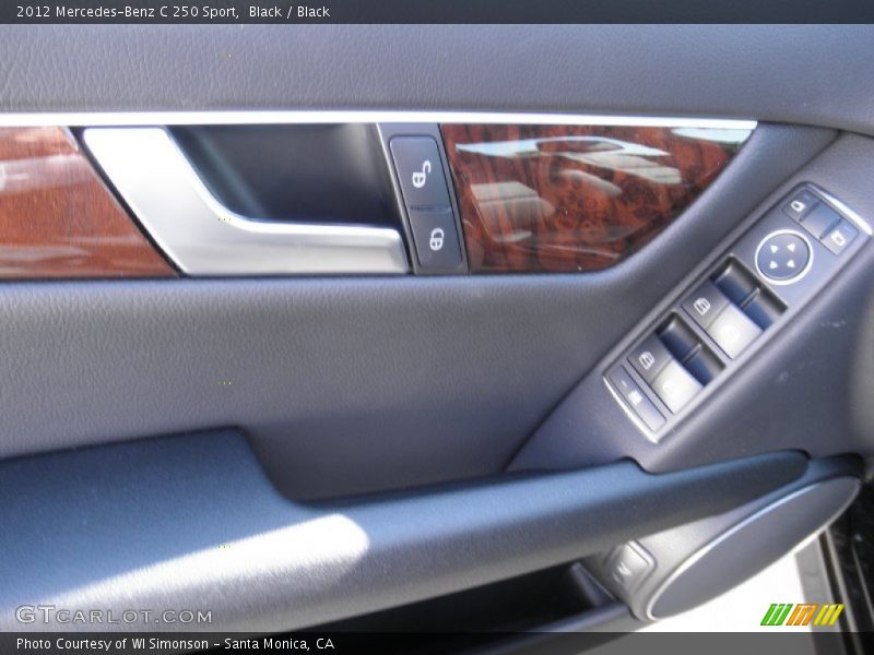 Black / Black 2012 Mercedes-Benz C 250 Sport