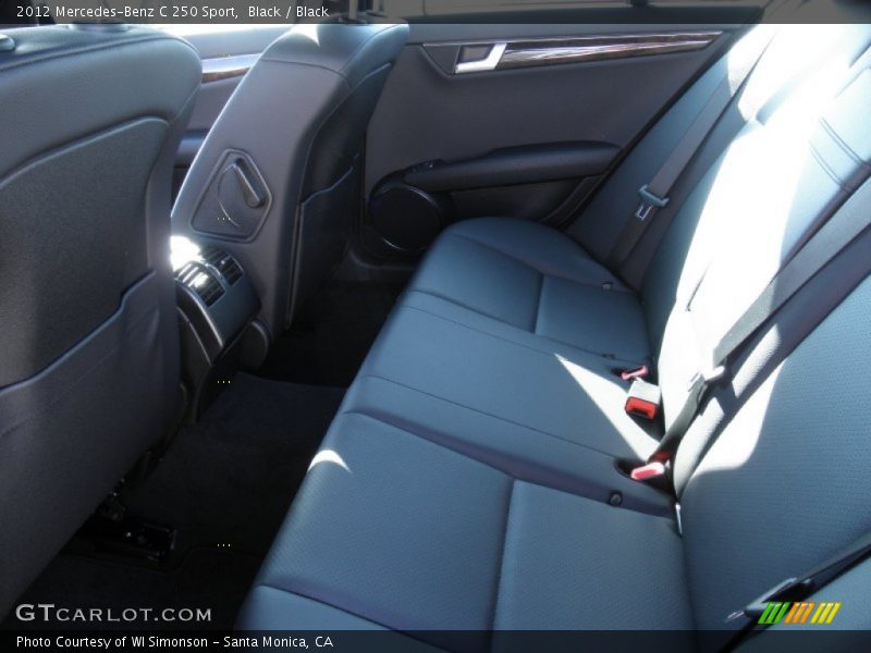 Black / Black 2012 Mercedes-Benz C 250 Sport