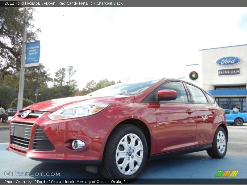 Red Candy Metallic / Charcoal Black 2012 Ford Focus SE 5-Door