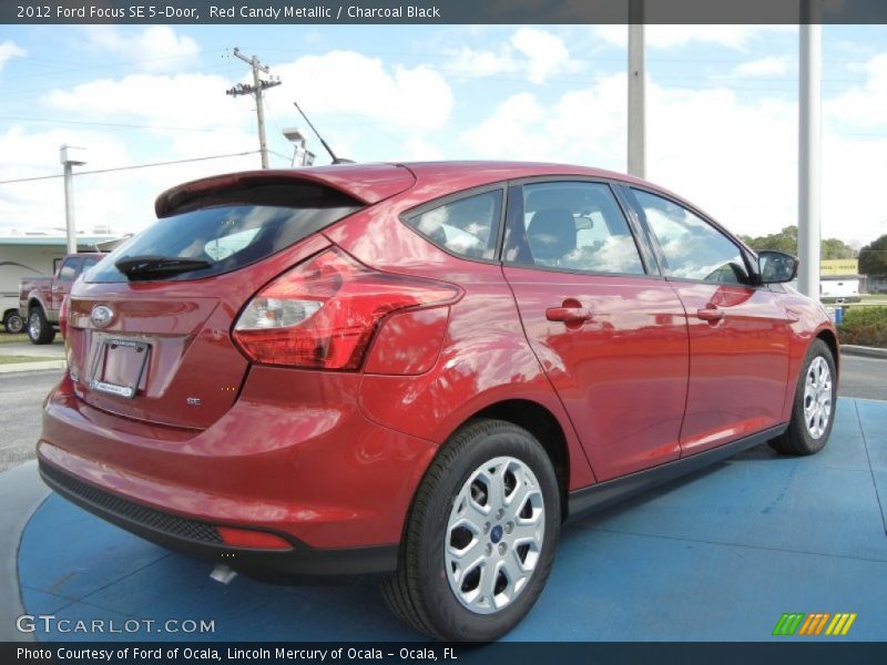 Red Candy Metallic / Charcoal Black 2012 Ford Focus SE 5-Door