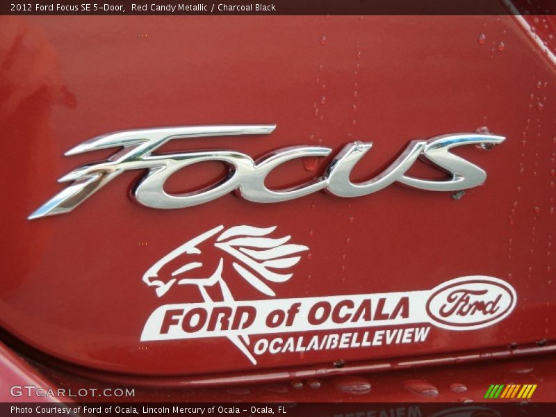 Red Candy Metallic / Charcoal Black 2012 Ford Focus SE 5-Door