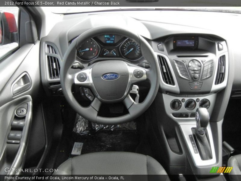 Red Candy Metallic / Charcoal Black 2012 Ford Focus SE 5-Door