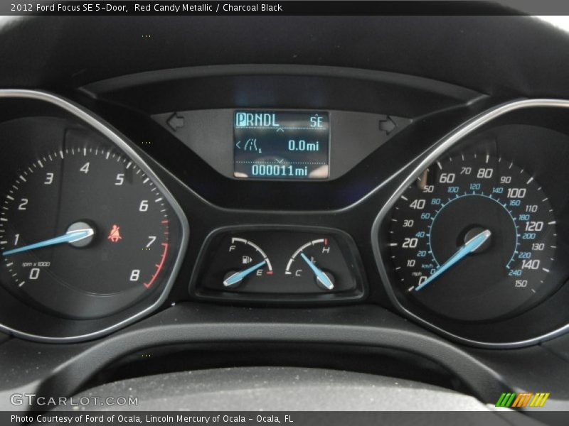 Red Candy Metallic / Charcoal Black 2012 Ford Focus SE 5-Door