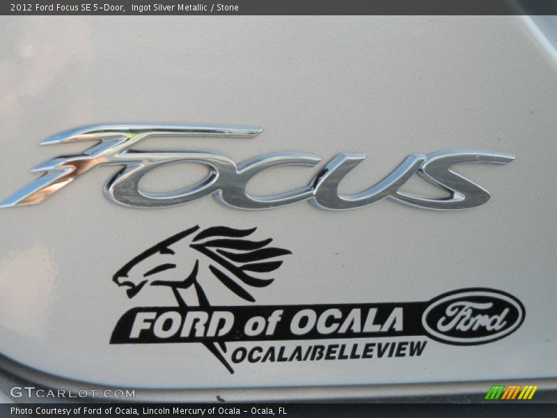 Ingot Silver Metallic / Stone 2012 Ford Focus SE 5-Door