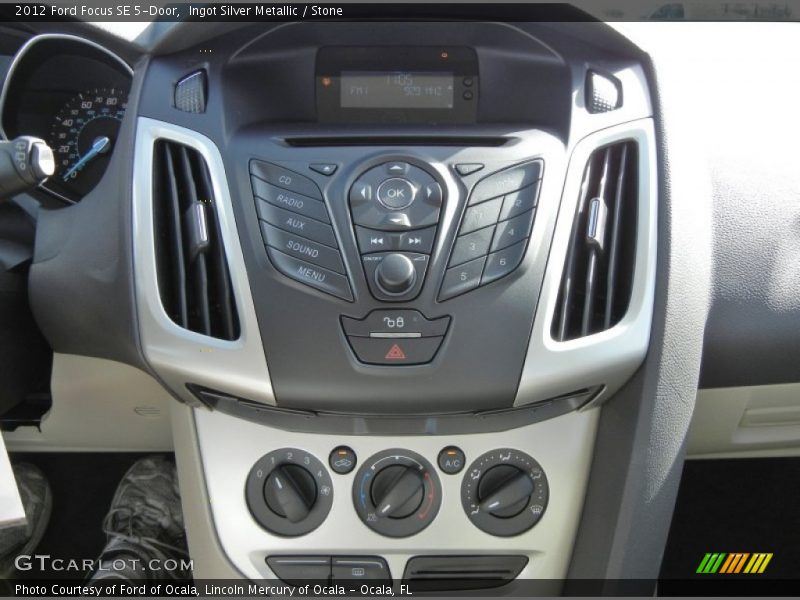 Ingot Silver Metallic / Stone 2012 Ford Focus SE 5-Door