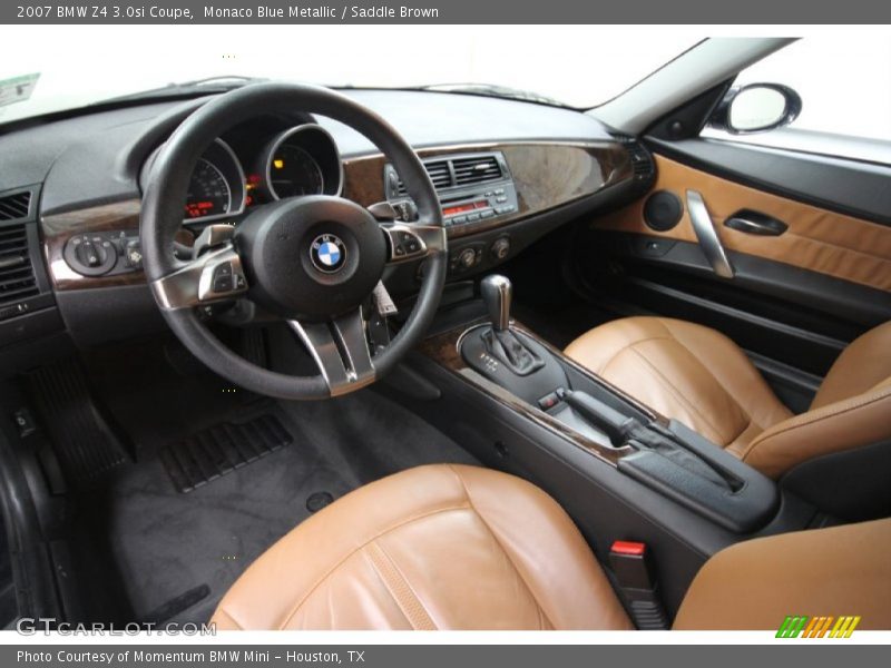  2007 Z4 3.0si Coupe Saddle Brown Interior