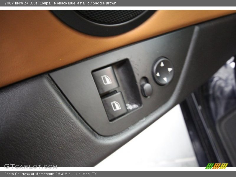 Monaco Blue Metallic / Saddle Brown 2007 BMW Z4 3.0si Coupe