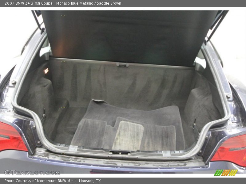 Monaco Blue Metallic / Saddle Brown 2007 BMW Z4 3.0si Coupe