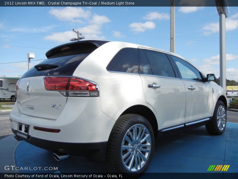 Crystal Champagne Tri-Coat / Medium Light Stone 2012 Lincoln MKX FWD