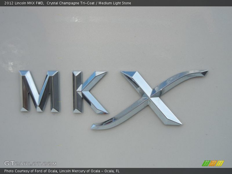 Crystal Champagne Tri-Coat / Medium Light Stone 2012 Lincoln MKX FWD