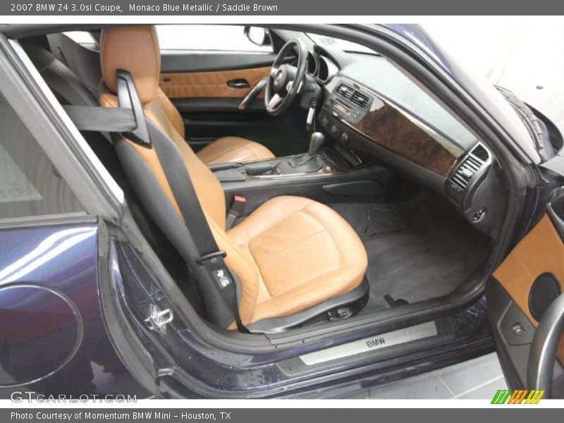  2007 Z4 3.0si Coupe Saddle Brown Interior