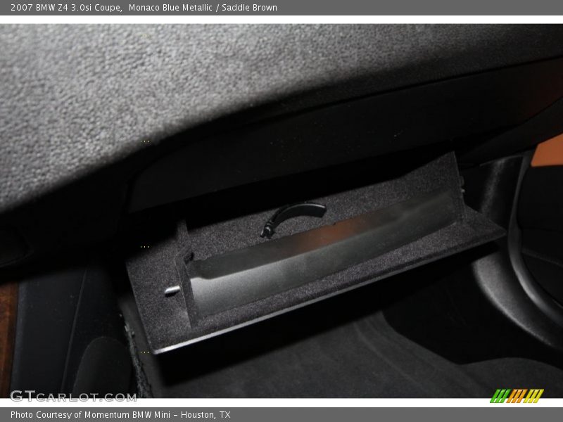 Monaco Blue Metallic / Saddle Brown 2007 BMW Z4 3.0si Coupe