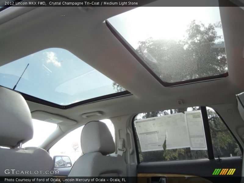 Crystal Champagne Tri-Coat / Medium Light Stone 2012 Lincoln MKX FWD