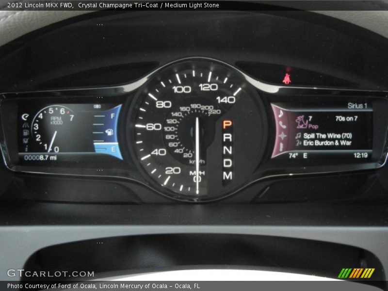 Crystal Champagne Tri-Coat / Medium Light Stone 2012 Lincoln MKX FWD