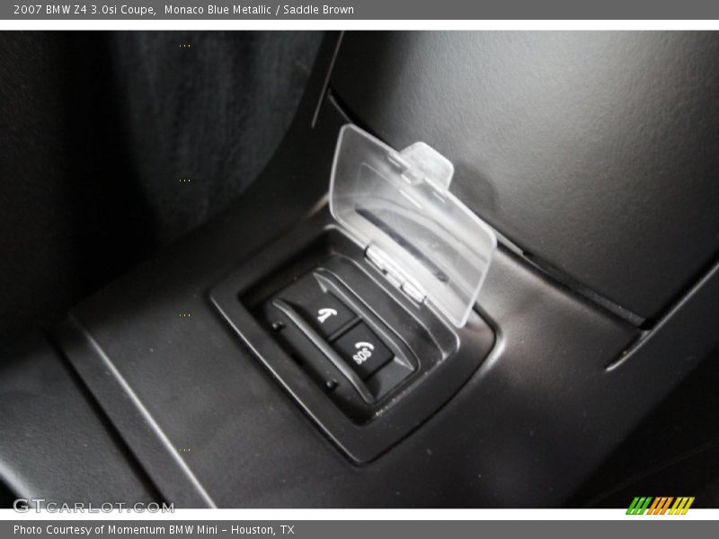 Monaco Blue Metallic / Saddle Brown 2007 BMW Z4 3.0si Coupe