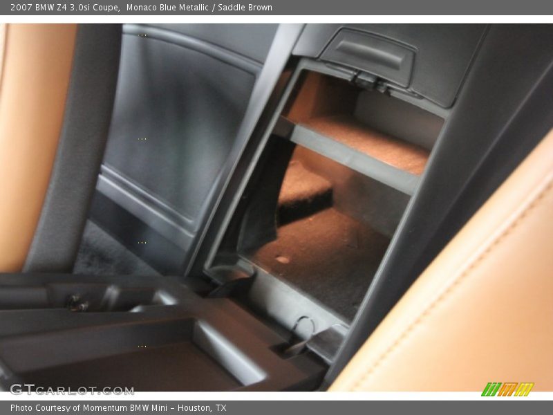 Monaco Blue Metallic / Saddle Brown 2007 BMW Z4 3.0si Coupe