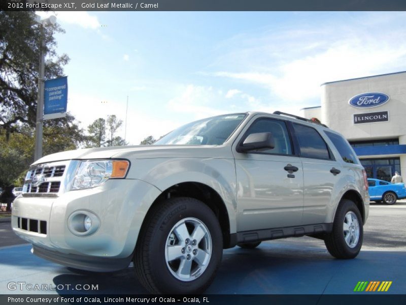 Gold Leaf Metallic / Camel 2012 Ford Escape XLT