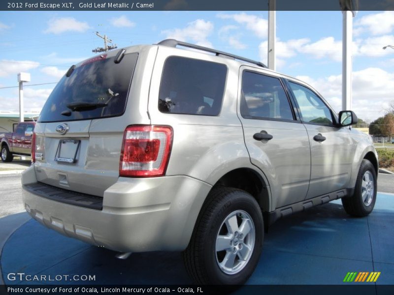 Gold Leaf Metallic / Camel 2012 Ford Escape XLT